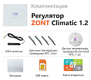 ZONT Climatic 1.2 Погодозависимый автоматический GSM / Wi-Fi регулятор (1 ГВС + 2 прямых/смесительных) с доставкой в Нижнекамск
